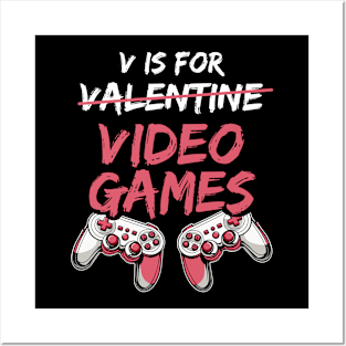 V is for Valentine Video Games Posters and Art